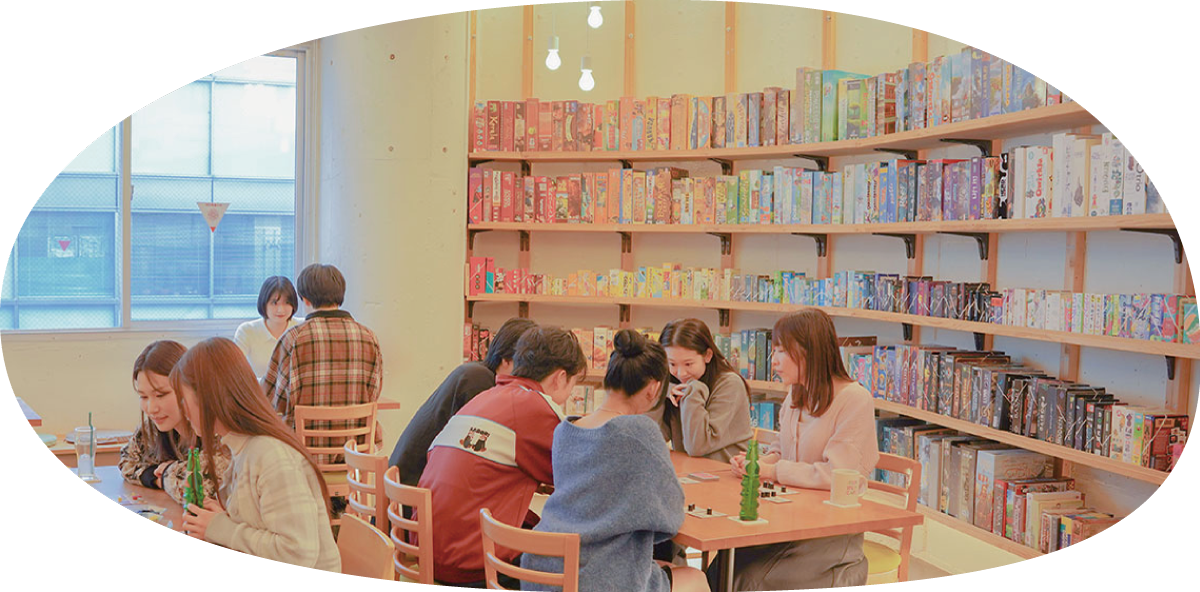 ボードゲームカフェ、どんな雰囲気？